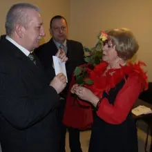 Zobacz zdjęcie: Gości sobotniego balu witali członkowie zarządu BKS Bobrzanie