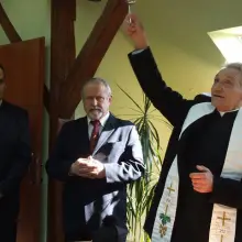Zobacz zdjęcie: Nową pracownię poświęcił ksiądz Józef Gołębiowski