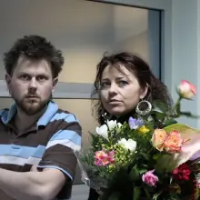 Zobacz zdjęcie: Mateusz Grobelny i Magdalena Konieczna na wernisażu