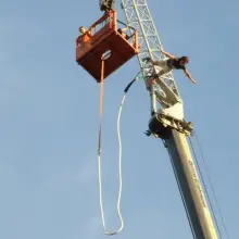 Zobacz zdjęcie: Dużą popularnością cieszyły się skoki na bungee
