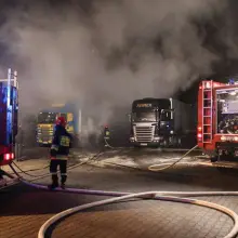 Zobacz zdjęcie: Na miejscu było pięć jednostek straży pożarnej