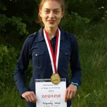 Zobacz zdjęcie: Małgosia Szeliga tegoroczna maturzystka z I LO ze złotym Mistrzostw Polski