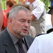 Zobacz zdjęcie: Janusz Chudyba, jeden z organizatorów pikiety