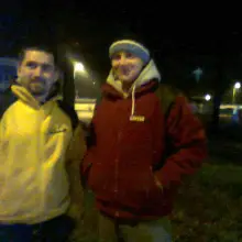 Zobacz zdjęcie: Mężczyźni, którzy pomagali gasić płonące auto