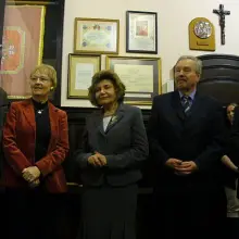 Zobacz zdjęcie: Parnerzy projektu (od lewej) Bolko Peltner, dr Heidi Muller, Teresa Wolanin i prof. Konrad Vanja
