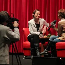 Переглянути фотографію: Ян Самердак, Анна Вєчур-Блущ та Іга Колач