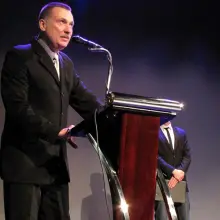 Zobacz zdjęcie: Jacek Łuczkowski, prezes Bolesławieckiego Towarzystwa Siatkarskiego