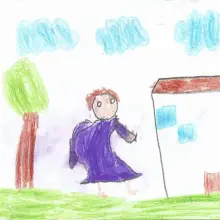 Zobacz zdjęcie: Rysunki dzieci z Kraśnika "Garbuska"