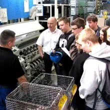 Zobacz zdjęcie: Uczniowie GS nr 4 w zakładach Lovink Polska i Weber Hydraulika