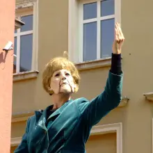 Zobacz zdjęcie: Happening niemieckich komunistów w Bolesławcu