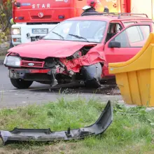 Zobacz zdjęcie: Dwie osoby ranne po zderzeniu w Kruszynie