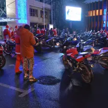 Zobacz zdjęcie: Mikołaje na motorach w naszym mieście