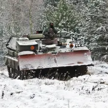 Zobacz zdjęcie: 10BKPanc: Dragoni w drodze na poligon