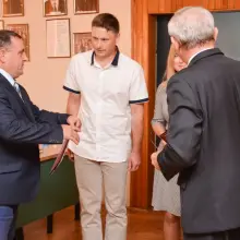 Zobacz zdjęcie: ZSOiZ i „Elektronik” uhonorowane przez Powiat