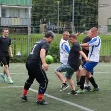 Zobacz zdjęcie: Piłkarski turniej górników z 3 kopalń na Orliku przy II LO