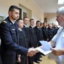 Zobacz zdjęcie: Bolesławieccy strażacy z awansami