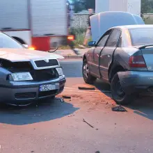 Zobacz zdjęcie: Cztery osoby ranne po zderzeniu aut na skrzyżowaniu Cieszkowskiego-Modłowa