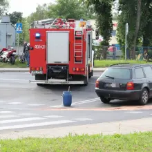 Zobacz zdjęcie: Pojazdy zderzyły się na skrzyżowaniu ulicy Dolne Młyny z ulicą Wróblewskiego