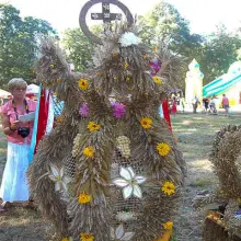 Zobacz zdjęcie: Wieniec z Tomaszowa najpiękniejszy w powiecie