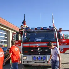 Zobacz zdjęcie: Druhowie z Czernej na manewrach pożarniczych w Saksonii