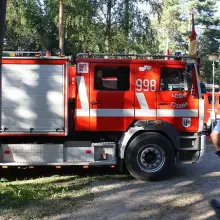 Zobacz zdjęcie: Druhowie z Czernej na manewrach pożarniczych w Saksonii