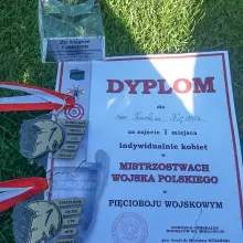 Zobacz zdjęcie: Artylerzystka Karolina Kędzia: złoto w pięcioboju wojskowym