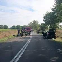 Zobacz zdjęcie: Wypadek pod Bolesławcem – jedna osoba ranna