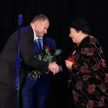 Переглянути фотографію: Урочистість вручення медалі Gloria Artis Krystynie Gay-Kutschenreiter