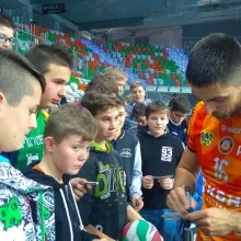 Zobacz zdjęcie: Młodzi siatkarze BTS-u na meczu PlusLigi: Cuprum Lubin vs Cerrad Czarni Radom