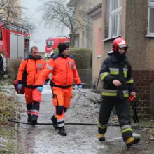 Zobacz zdjęcie: Akcja strażaków przy al. Tysiąclecia
