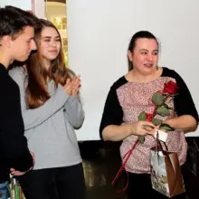 Zobacz zdjęcie: Biblioteka szkolna ZSOiZ gościła Grażynę Hanaf