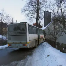 Zobacz zdjęcie: Autobus PKS Bolesławiec zderzył się z budynkiem