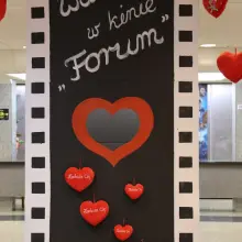 Zobacz zdjęcie: Dekoracje na Walentynki w kinie Forum