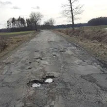 Zobacz zdjęcie: Koszmarne dziury na drodze Ocice–Gościszów