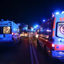 Zobacz zdjęcie: Wypadek pod Bolesławcem, 7 osób rannych
