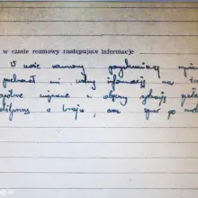 Zobacz zdjęcie: Skany dokumentacji współpracy z Tajnym Współpracownikiem Markiem
