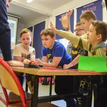 Zobacz zdjęcie: Prąd z cytryny, czyli uczniowie „jedynki” w „Elektroniku”