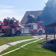 Zobacz zdjęcie: Pożar domu w Krzyżowej