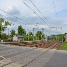 Zobacz zdjęcie: Awaria na przejeździe kolejowym na Modłowej