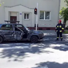 Zobacz zdjęcie: Zderzenie autobusu z osobówką na Chrobrego, 3 osoby ranne