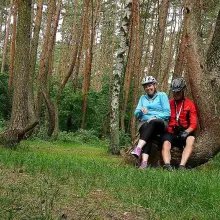 Zobacz zdjęcie: Małżeństwo z Raciborowic wybrało się nad morze. Na… rowerach