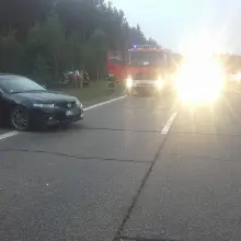 Zobacz zdjęcie: Volvo wjechało w Hondę na A18. Amerykanin z 500-zł mandatem