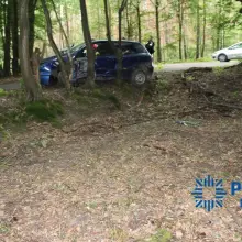 Zobacz zdjęcie: 19-latek uciekał przed policją i wjechał w drzewo