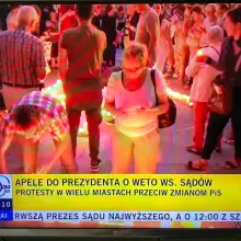 Zobacz zdjęcie: Telewizja TVN24 pokazała protest bolesławian