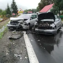 Zobacz zdjęcie: Trzy osoby ranne po zderzeniu trzech aut w Kruszynie