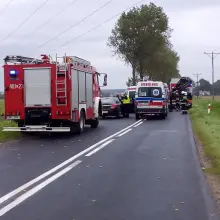 Zobacz zdjęcie: Śmiertelny wypadek między Łaziskami a Wartą. Kobieta zginęła na miejscu