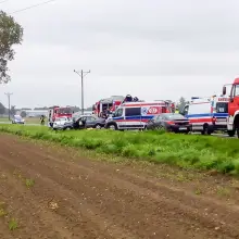 Zobacz zdjęcie: Śmiertelny wypadek między Łaziskami a Wartą. Kobieta zginęła na miejscu
