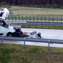 Zobacz zdjęcie: Śmiertelny wypadek na A4