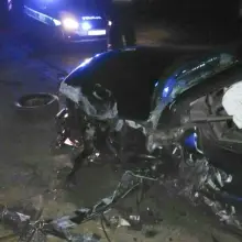Zobacz zdjęcie: Kolizja przy zjeździe z A18. Audi zderzyło się z Mazdą