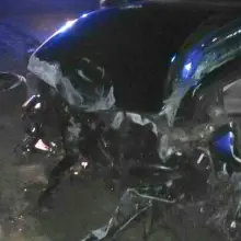 Zobacz zdjęcie: Kolizja przy zjeździe z A18. Audi zderzyło się z Mazdą